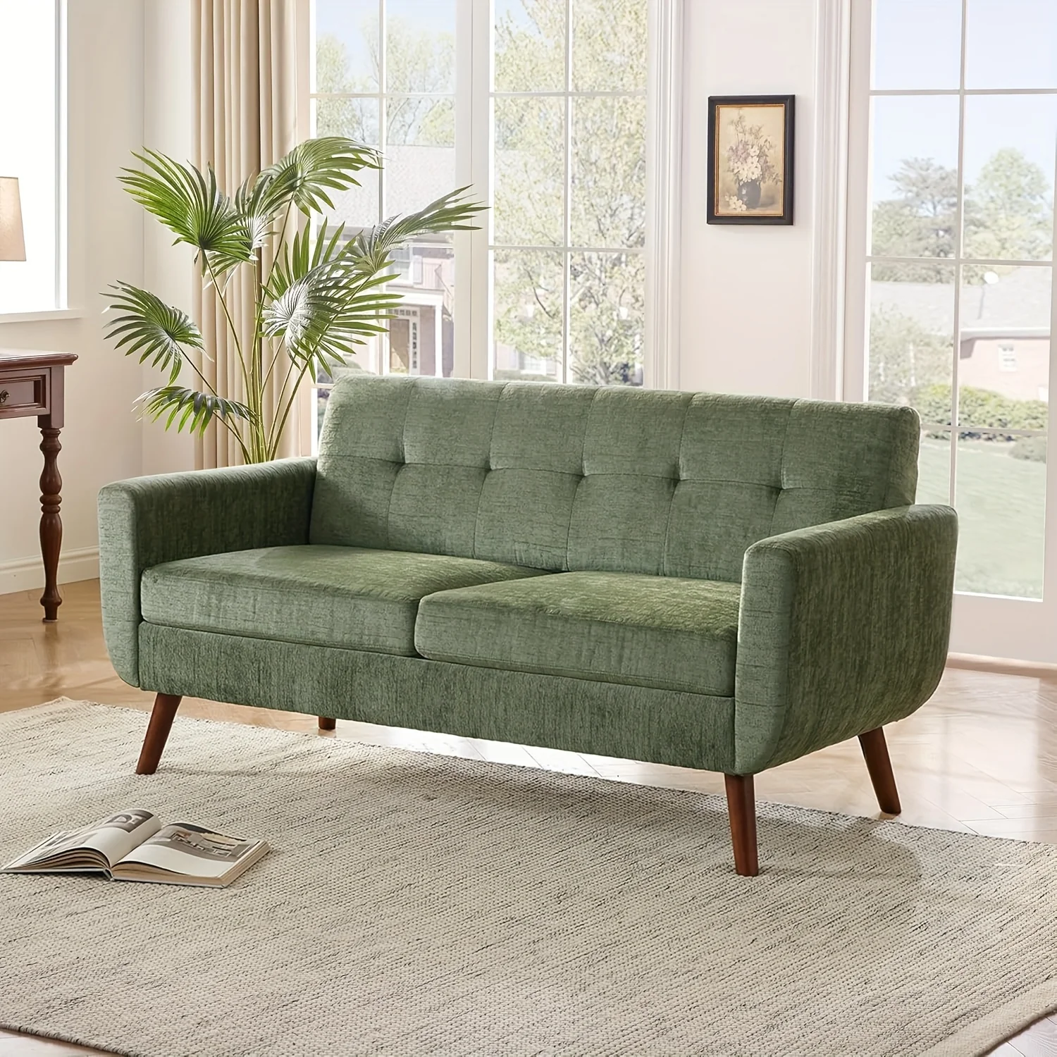 Small Upholstered Love Seat Furniture Tbfit 65\